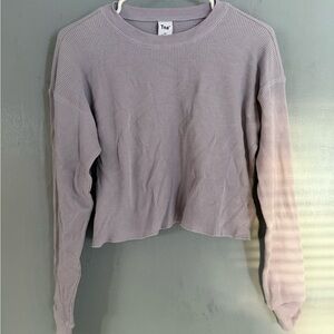 Artizia TNA Purple Waffle Knit Top